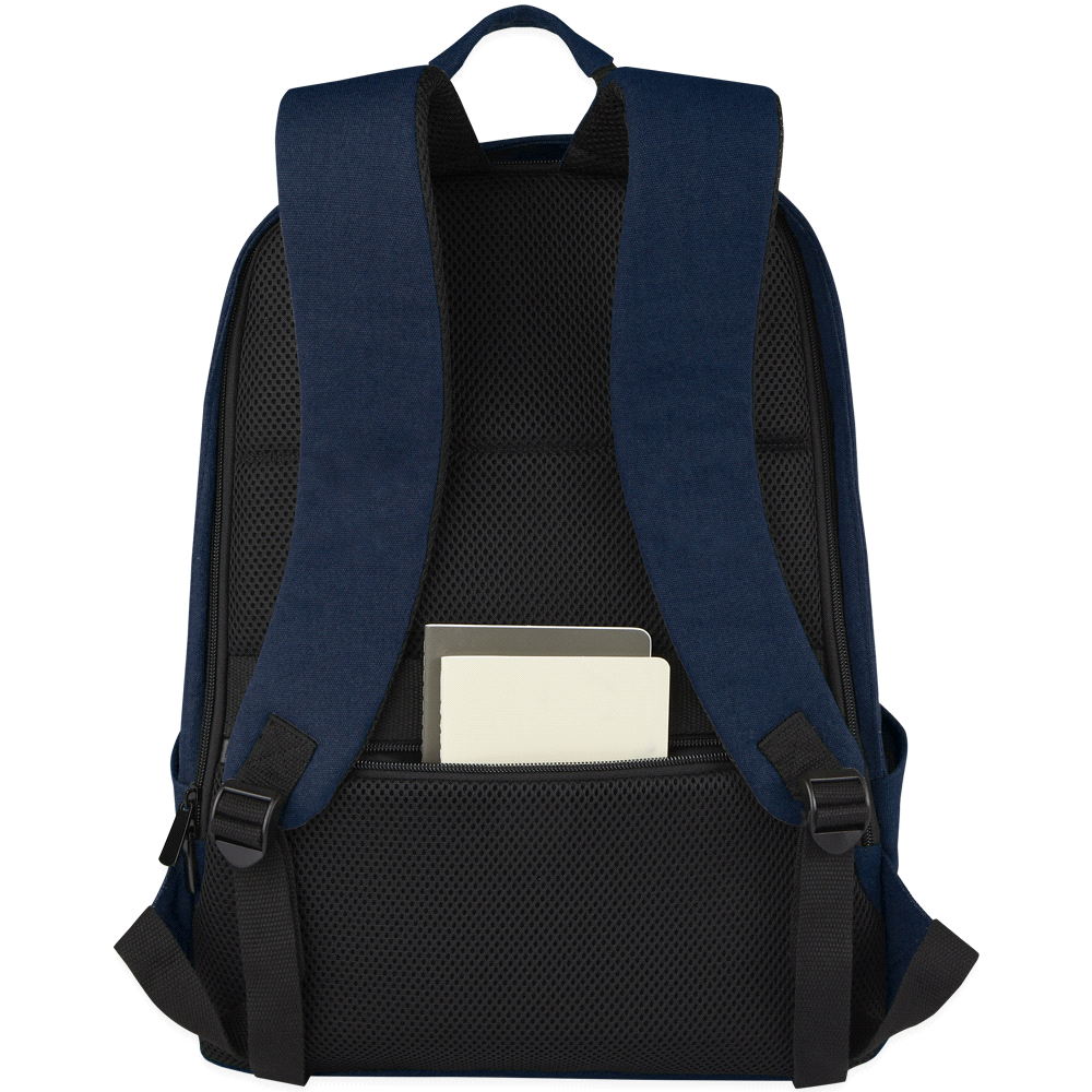 Darani Recycled Canvas Anti-theft Laptop Backpack